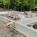 The blocks assemble quickly. Braces needed at the back, given the height.